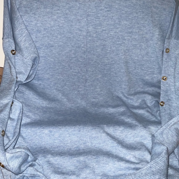 Lilly Pulitzer NWT Melenie Sweater Heathered Blue Peri Size XS,M - Picture 4 of 8